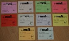 Lot de 10 tickets d'entrée Meli Park - années 90