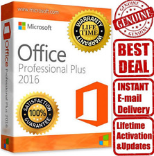 Microsoft Office Pro Plus license 2016 KEY Windows/32,64BIT/1PC/Fast delivery
