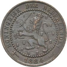 LANZ Niederlande Willem III Cent 1884 Utrecht Kranz µPR1336