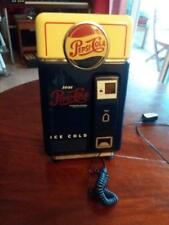 ANCIEN TELEPHONE PUBLICITAIRE MURAL PEPSI COLA