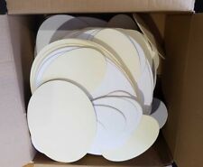 Box of Mount Board Card Off Cuts Varied Colours Ovals ideal for Craft Projects