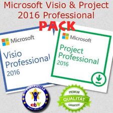 ⭐️ Microsoft Project & Visio 2016 Professional PACK ⭐️ Offiziell und Schnell ⭐️
