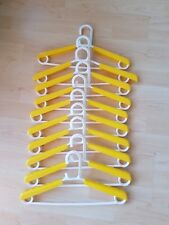 ausziehbare Kleiderbügel Wäschebügel Anzugbügel Kunststoff groß gelb