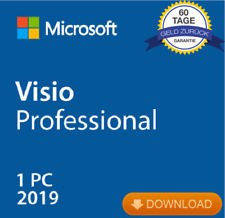 Microsoft Visio 2019 Professional Pro ✔ Vollversion ✔ C2R ✔ 30s Versand ✔ 32/64