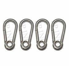 Mousqueton à Oeil 4mm ( Lot de 4 ) inox 316