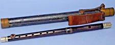 VERY OLD MILITARY FLUTE PICCOLO 1915 IN GOOD OLD BRASS FITTED CASE - VERY RARE