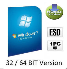 OEM Windows 7 Professional  Multilanguage Aktivierungs-Schlüssel für 32/64 Bit