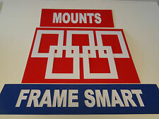 4 x WHITE PICTURE/PHOTO MOUNTS 20x16 for 16x12