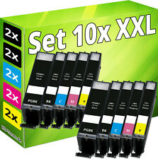 10x XL DRUCKER PATRONEN für CANON PIXMA MG5700 MG5750 MG5751 MG-5752 MG-5753 Set