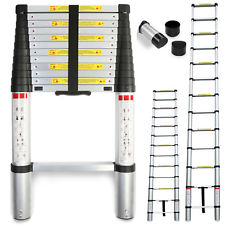 Alu Teleskopleiter 3,80 m Mehrzweckleiter Anlegeleiter Stehleiter Aluleiter
