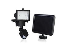 FARO 15 W PANNELLO SOLARE LED FARETTO CON SENSORE CREPUSCOLARE FREDDO ESTERNO