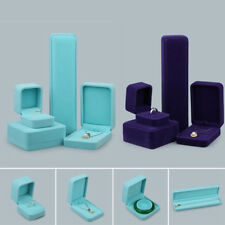 1 Pièce Mode Velours Bijou Cadeau Boîte pour Bague /Pendentif/Bracelet/Collier