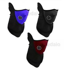Masque/Cagoule/Tour Cou/ Anti Froid Moto Scooter Ski Néoprène+Polaire 3 Coloris