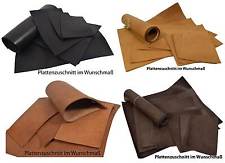 Bullenleder Dickleder 3,5-4,0 mm Wunschgröße in vier Farben Blankleder Leder #vr