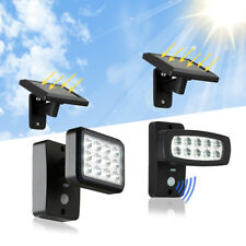 Solarleuchte LED Solar Lampe mit Bewegungsmelder Wandleuchte Gartenlampe Fluter