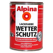 15€/L 0,5L Alpina Lackfarbe Wetterschutz sg Holzfarbe Wetterschutzfarbe