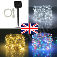 Solar Power Fairy LED Light String Strip Outdoor Battery Copper Wire Xmas Decor