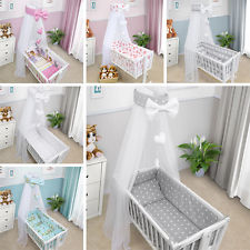 CRIB BABY BEDDING SET CRADLE PILLOW DUVET CANOPY COVER BUMPER MULTIPLE PATTERNS