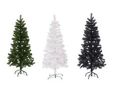 Artificial Christmas Tree Green,White & Black 2,3,4,5 6 & 7FT Xmas Decorations
