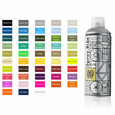 Fahrrad Lack Spray 400ml Lackspray Matt Look Extra Stark Farbe Weiß Schwarz Bunt