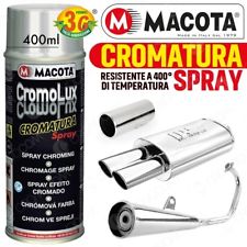 Macota CROMOLUX Vernice Cromata Spray  Cromatura Resitente al Calore Cromo