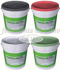 GUAINA LIQUIDA TETTI COLORATA KG 1 IMPERMEABILIZZANTE PEDONABILE CALPESTABILE