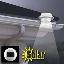 3 LED Lampe Énergie solaire Eclairage Lumiere Pour Exterieur Mur Jardin Cour FR