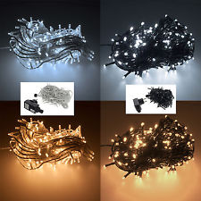 100 - 300 LED Christbaum Weihnachtsbaum Lichterkette Beleuchtung für Innen Außen