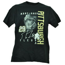 Pittsburgh Penguins Marc Andre Fleury Jeune 29 Joueur Signature T-Shirt Hockey