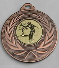 MEDAILLE GRAVEE THEME "PETANQUE " 50 MM GRAVURE PERSONNALISATION